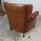 Vintage Sheep Leather Wingback Armchair, Image 7