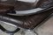 Vintage Leather Swivel Lounge Chair, Image 4