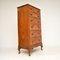 Antique Burr Walnut Tallboy Chest of Drawers, Image 4