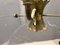 Lámpara colgante italiana antigua de vidrio y bronce, Imagen 2
