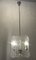 Lámpara colgante italiana antigua de vidrio y bronce, Imagen 6