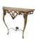 Louis XVI Console With Heart Crest, Marble Top & Cabriole Legs 7