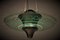 Grandes Lampes à Suspension Art Déco avec Verre Taillé, Angleterre, 1930s, Set de 2 9