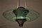 Art Deco Large Hanging Lamps with Cut Glass, England, 1930s, Set of 2 8