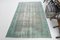 Tapis Vintage Vert en Cortton 16