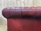 Chesterfield Red Leather 3-Seater Sofa, 1970s 8