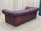 Chesterfield Red Leather 3-Seater Sofa, 1970s 4