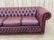 Chesterfield Red Leather 3-Seater Sofa, 1970s 24