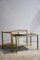 Mesas de centro vintage de bambú chapado en latón, años 70. Juego de 2, Imagen 6