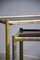 Vintage Brass-Plated Coffee Tables in Bamboo, 1970s, Set of 2 7