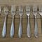 Art Deco Style Cutlery Set in Silver Metal from Maison Apollo, Set of 73 9