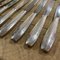 Art Deco Style Cutlery Set in Silver Metal from Maison Apollo, Set of 73 5