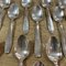 Art Deco Style Cutlery Set in Silver Metal from Maison Apollo, Set of 73, Image 7