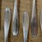 Art Deco Style Cutlery Set in Silver Metal from Maison Apollo, Set of 73 8
