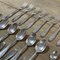 Art Deco Style Cutlery Set in Silver Metal from Maison Apollo, Set of 73 10