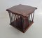 Wooden Rotating Library with Marquetry 6