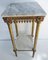 Louis XIV Solid Bronze Table with Marble Covers 15
