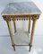 Louis XIV Solid Bronze Table with Marble Covers, Image 15