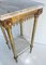 Louis XIV Solid Bronze Table with Marble Covers 12
