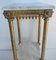 Louis XIV Solid Bronze Table with Marble Covers 16