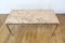 Mid-Century Pink Marble Coffee Table 4