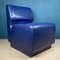Blauer Mid-Century Sessel, Italien, 1960er 8