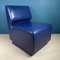 Mid-Century Blue Lounge Chair, Italy, 1960s 1