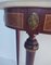 Louis XIV Style Wooden Console with Marble Top, Bronze & Porcelain Ornaments 10