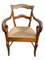 Louis Philippe Armchair in Walnut & Straw, Image 3