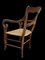 Louis Philippe Armchair in Walnut & Straw, Image 11