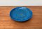 Large Mid-Century Italian Rimini Blu Pottery Wall Plate by Aldo Londi for Bitossi, Image 2