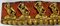 Bronze Gilded Fries with Deities in Case, Set of 8 6