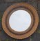 Round Wicker Mirror, 1960s, Image 4