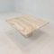 Italian Travertine Coffee Table, 1980s, Image 3