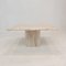 Italian Travertine Coffee Table, 1980s, Image 7