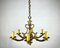 Large Bronze French Chandelier, 1950s 1