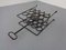 Brutalist Iron Magazine Rack and Candleholder, 1960s, Set of 2, Image 13