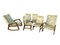 Scandinavian Teak Rocking & Dining Chairs, 1970s, Set of 6 4