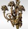 Apliques de pared estilo Luis XIV de bronce dorado con tres brazos, Francia. Juego de 2, Imagen 4