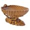 Italian Wood Clam Shell Bowl 1