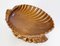 Italian Wood Clam Shell Bowl 6