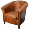 Vintage Dutch Leather Club Chair 1