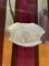 Belgische Lila & Klarglas Kristallglas & Messing Tischlampe von Val Saint Lambert, 1950er 10