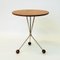 Table d'Appoint Ronde Vintage en Teck par Albert Larsson pour Tibro, Suède, 1950s 2