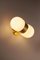 Nuvol Double Wall Light in Brass from Contain 8