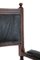 Walnut and Leather Chair from Gillow & Co, Image 9