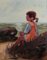 Folke Carlson, On the Seashore Gemälde, Schweden, Öl auf Leinwand, gerahmt 2