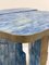 Italian Contemporary Brass and Ceramic Side Table 5