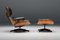 670 Lounge Chair and 671 Ottoman by Charles & Ray Eames for Herman Miller 1957, Set of 2 3
