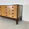 Vintage Oak Shop Counter with 16 Drawers, 1930s, Image 4